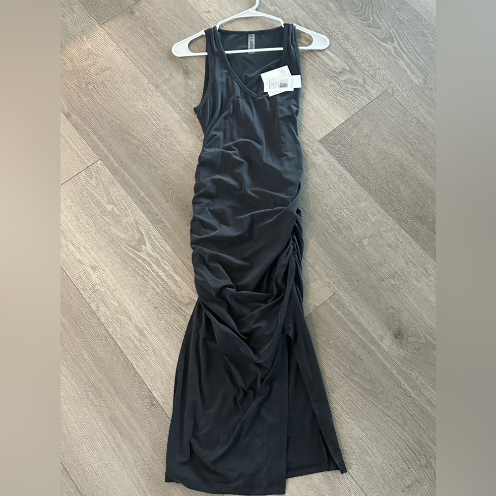 Beyond yoga ruched midi tank dress Xs
